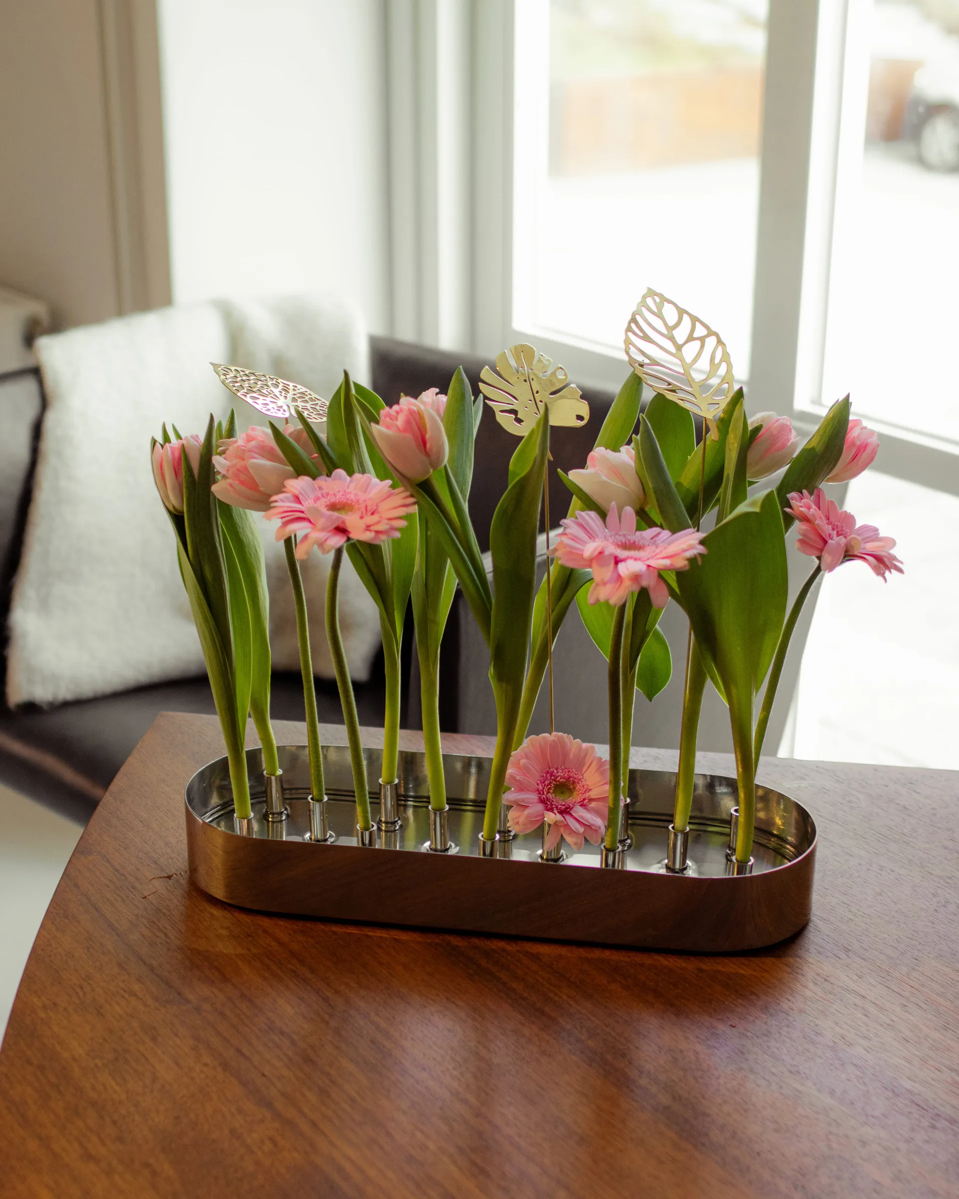 Decorazione foglie Brass 2 pezzi, Acqua KLONG