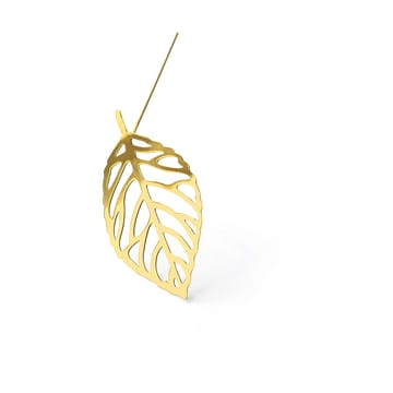 Decorazione foglie Brass 2 pezzi - Legno - KLONG