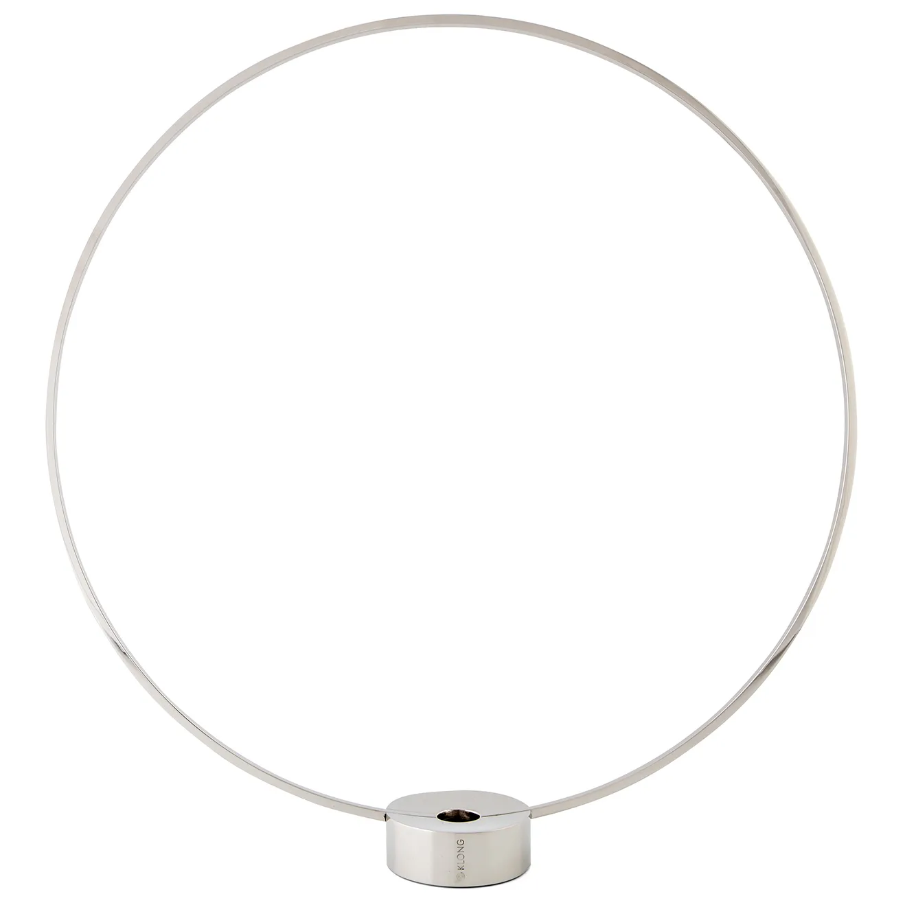 Portacandele Gloria, grande, nichel KLONG