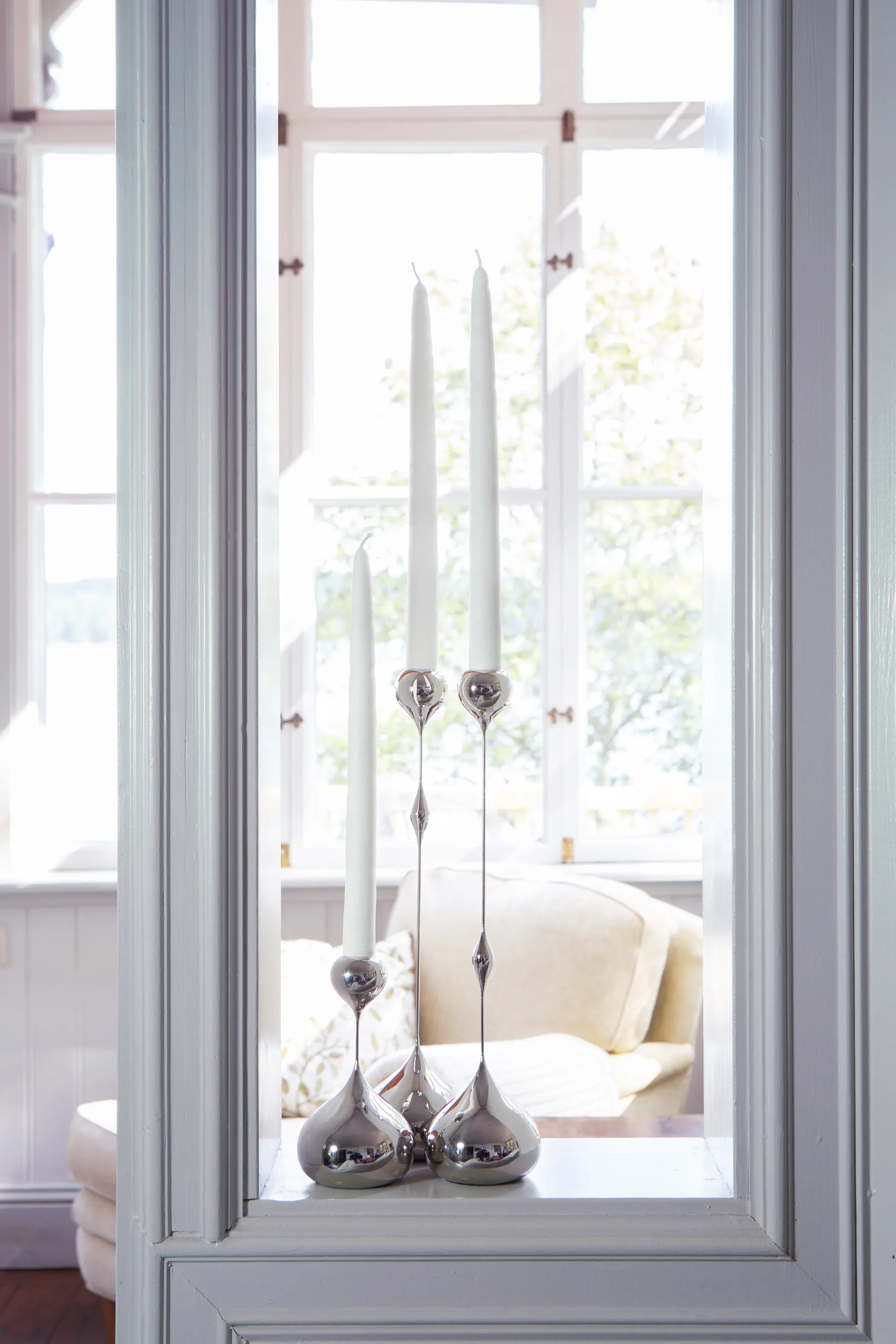 Portacandele Tender, piccolo, Nickel KLONG