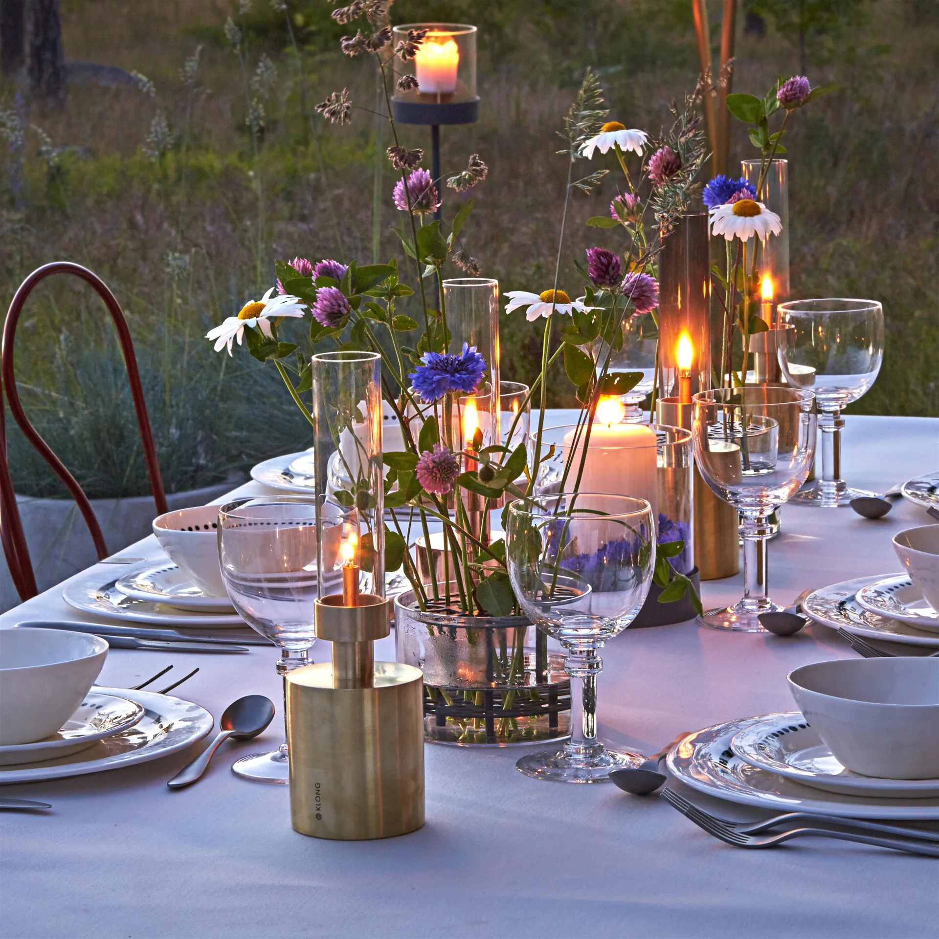 Vaso Äng, piccolo, nero KLONG