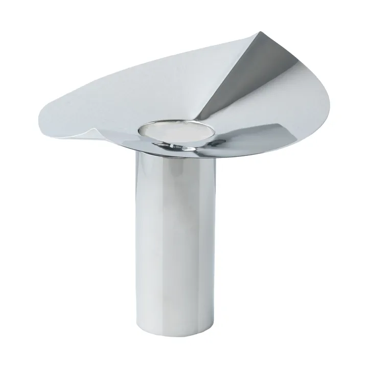 Vaso-portacandele Löv - Acciaio inossidabile, 22.5 cm - KLONG