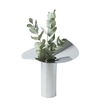 Vaso-portacandele Löv - Acciaio inossidabile, 22.5 cm - KLONG