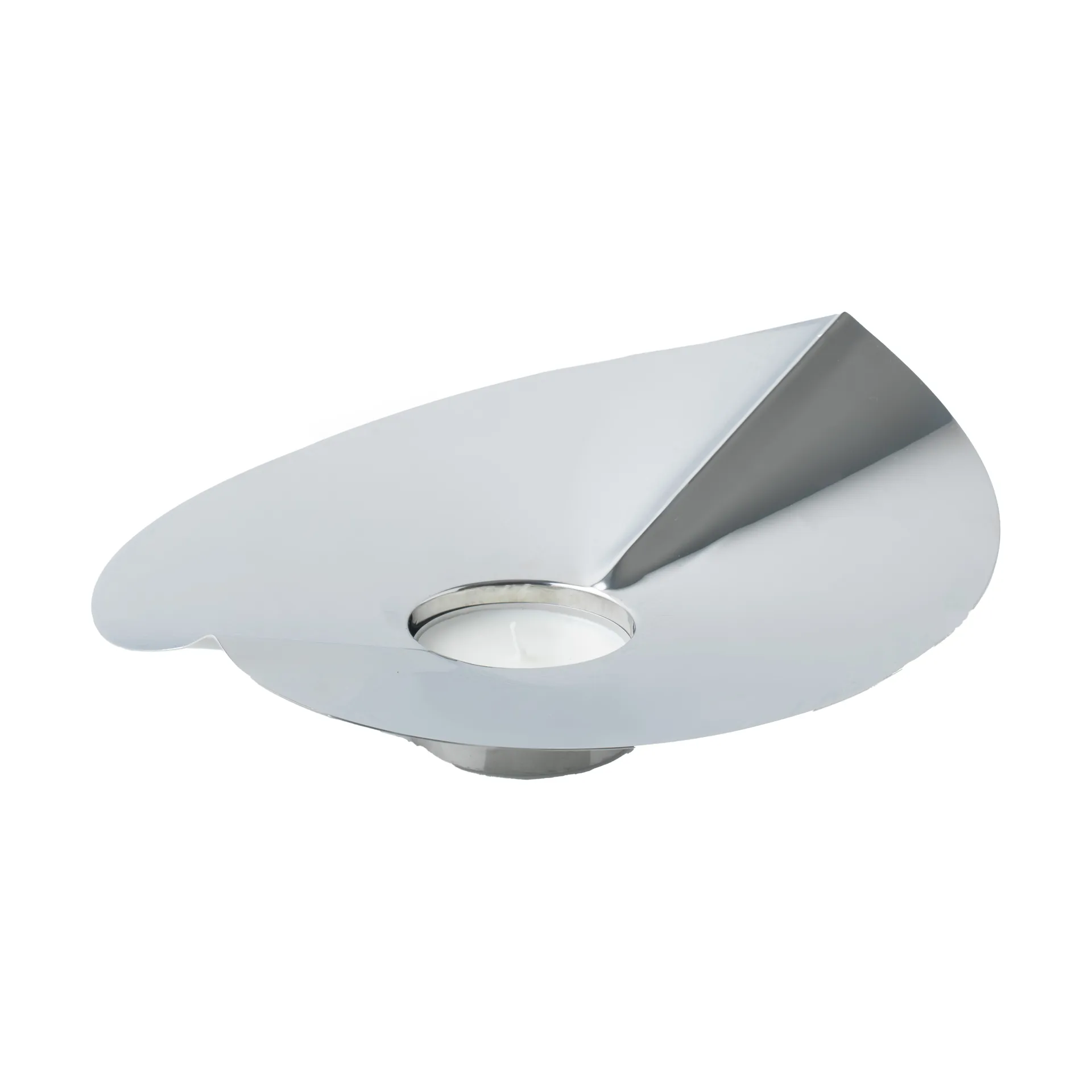 Vaso-portacandele Löv, Acciaio inossidabile KLONG