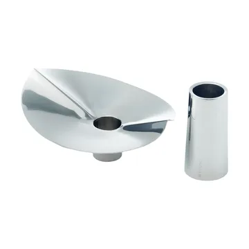 Vaso-portacandele Löv - Acciaio inox. 10 cm - KLONG
