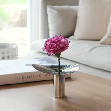 Vaso-portacandele Löv - Acciaio inox. 10 cm - KLONG