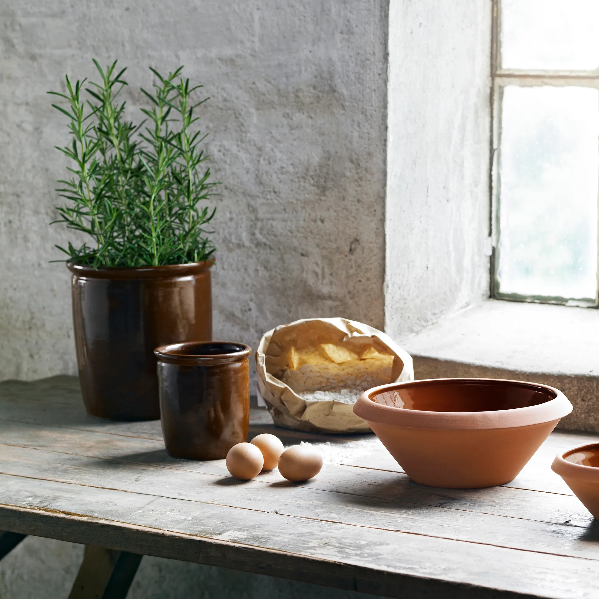 Ciotola per lievitazione Knabstrup 5 L, terracotta Knabstrup Keramik