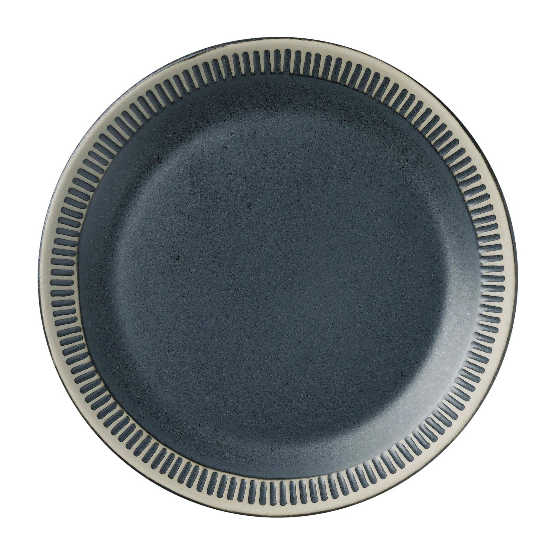 Piatto Colorit plate Ø 19 cm, Grigio scuro Knabstrup Keramik