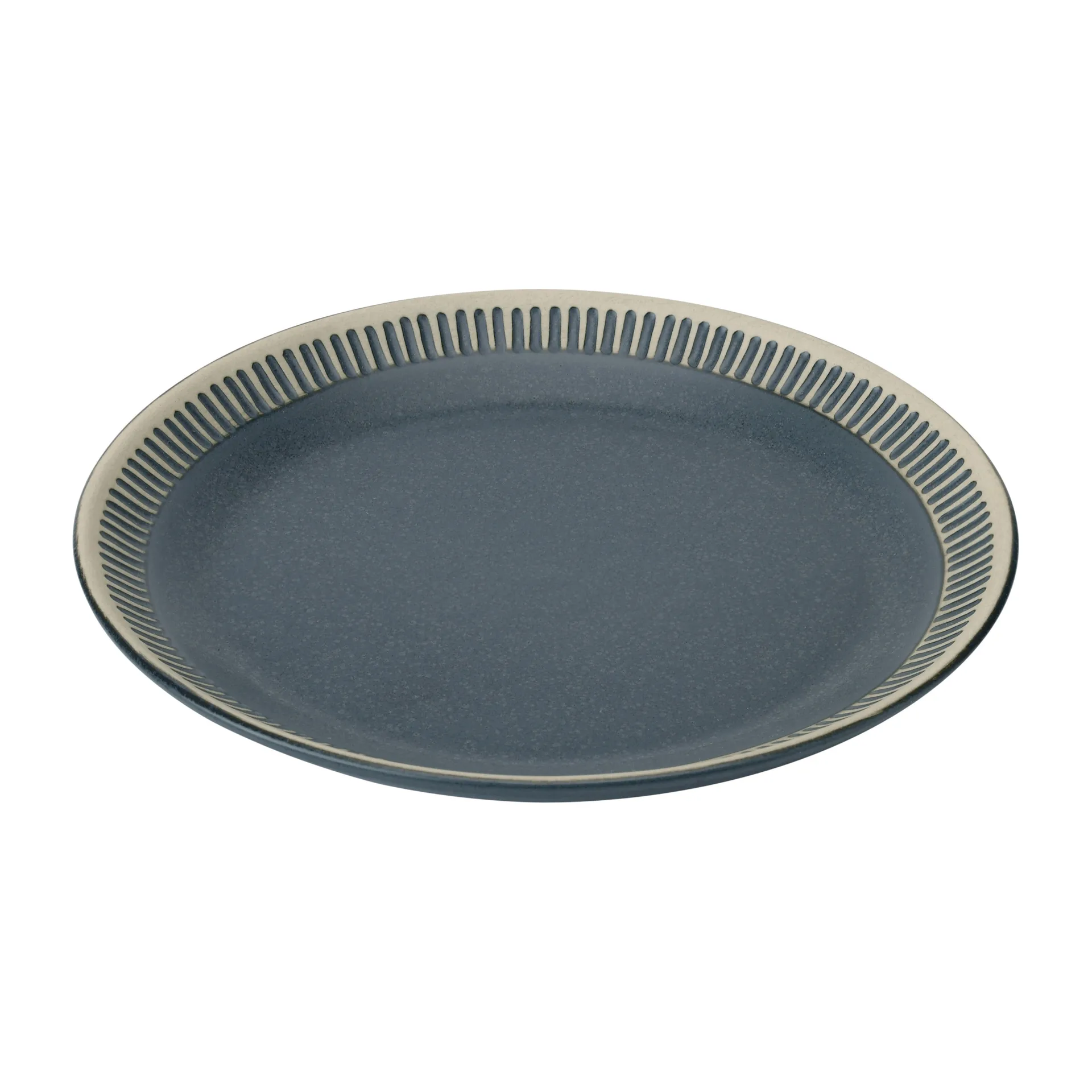 Piatto Colorit plate Ø 19 cm, Grigio scuro Knabstrup Keramik