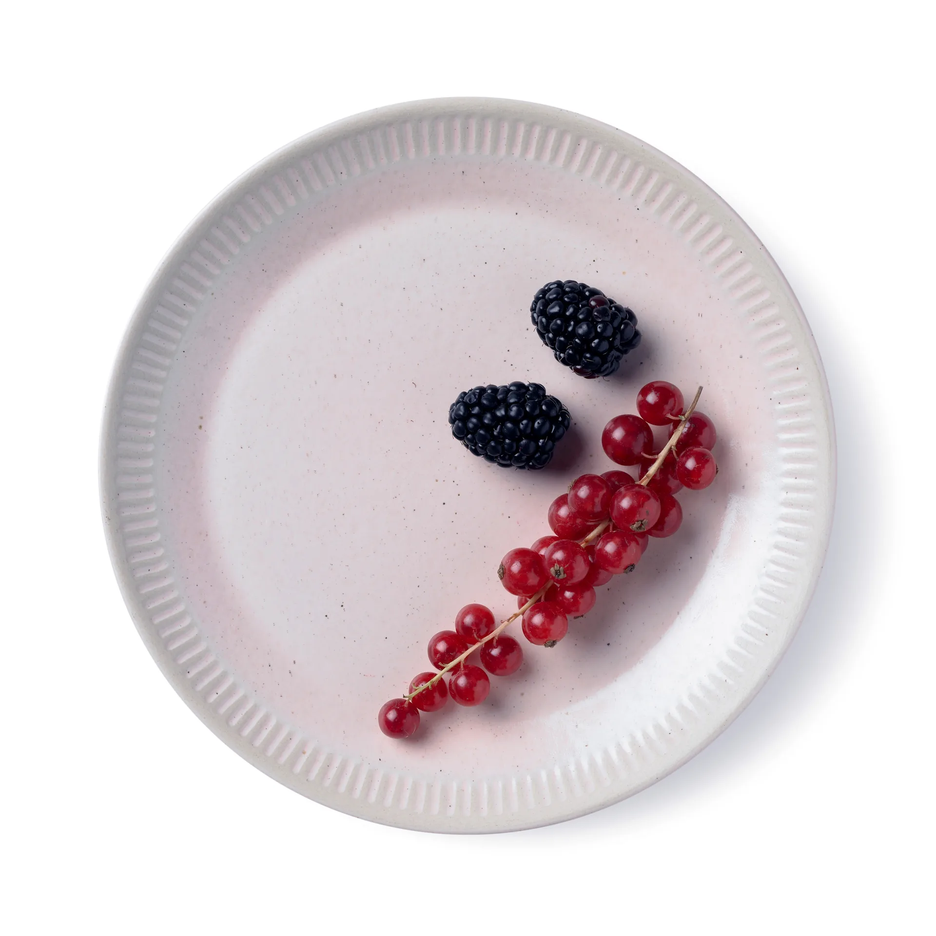 Piatto Colorit plate Ø 19 cm, Rosa Knabstrup Keramik