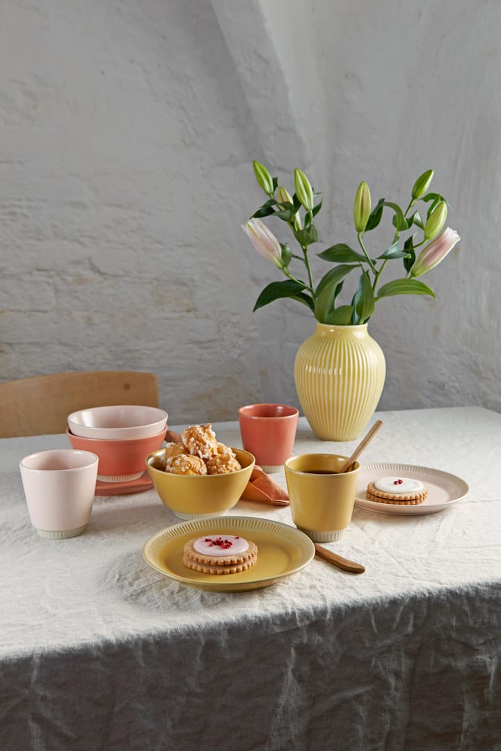 Piatto Colorit plate Ø 19 cm, Rosa Knabstrup Keramik