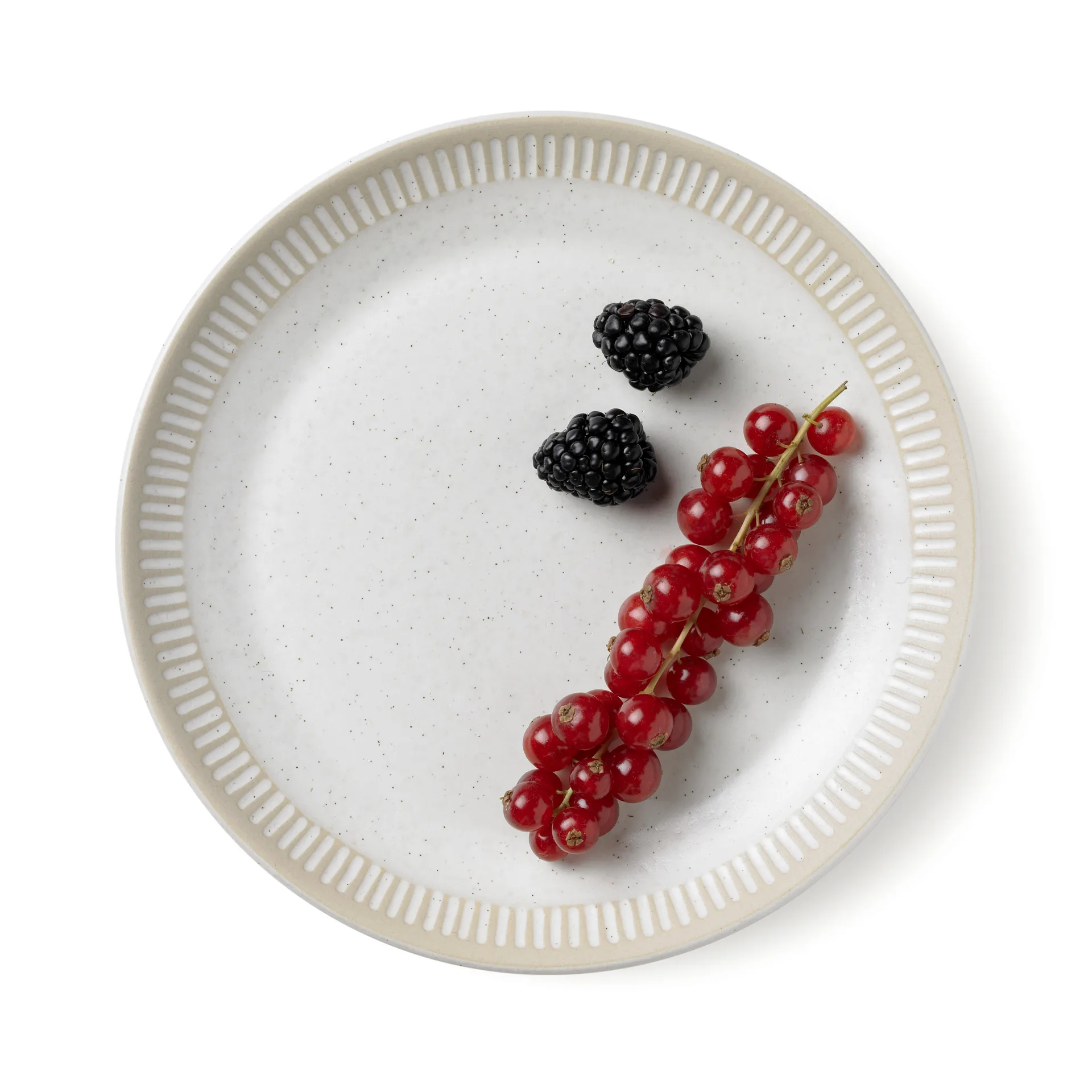 Piatto Colorit plate Ø 19 cm, Sand Knabstrup Keramik