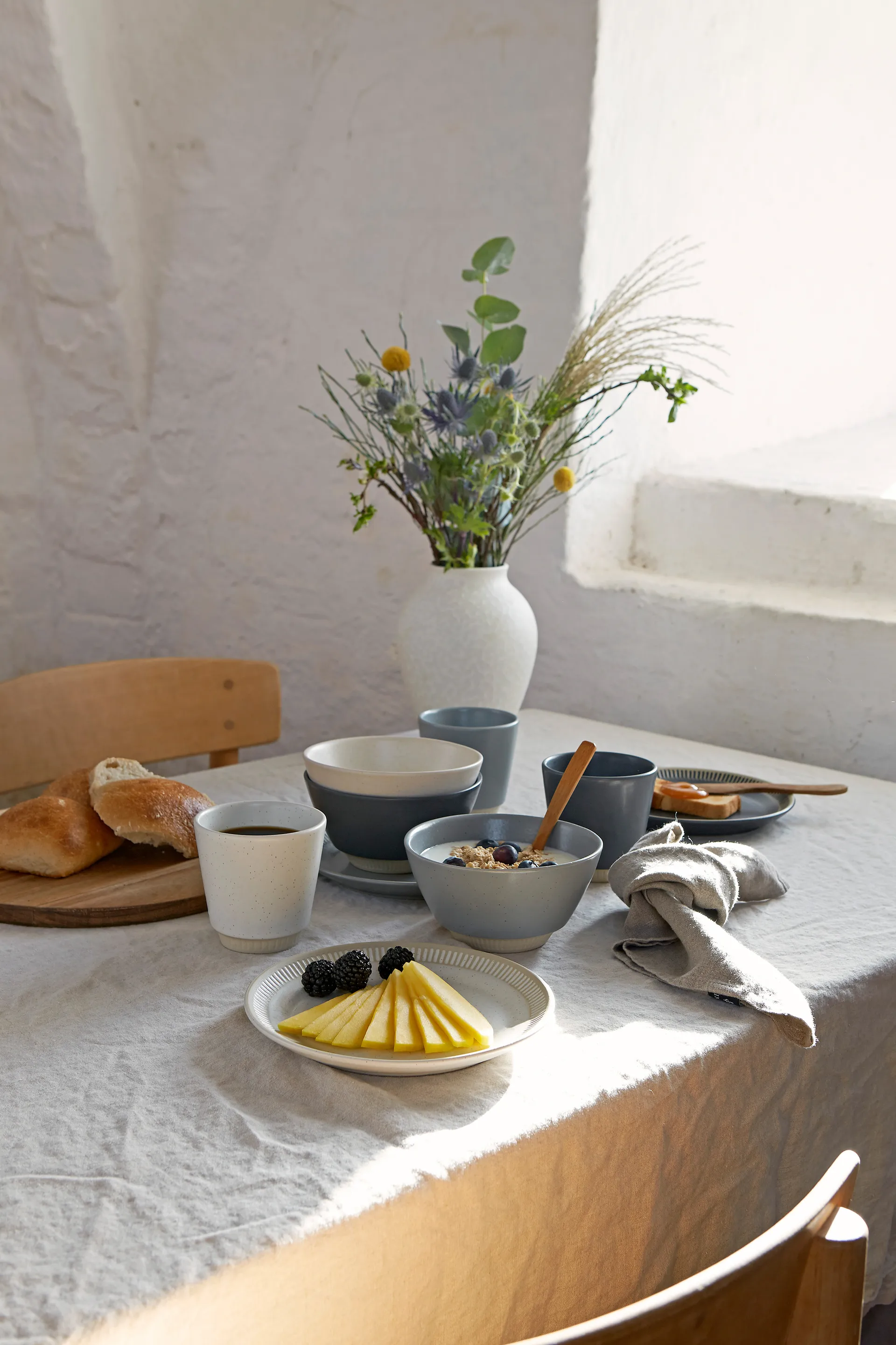 Piatto Colorit plate Ø 19 cm, Sand Knabstrup Keramik