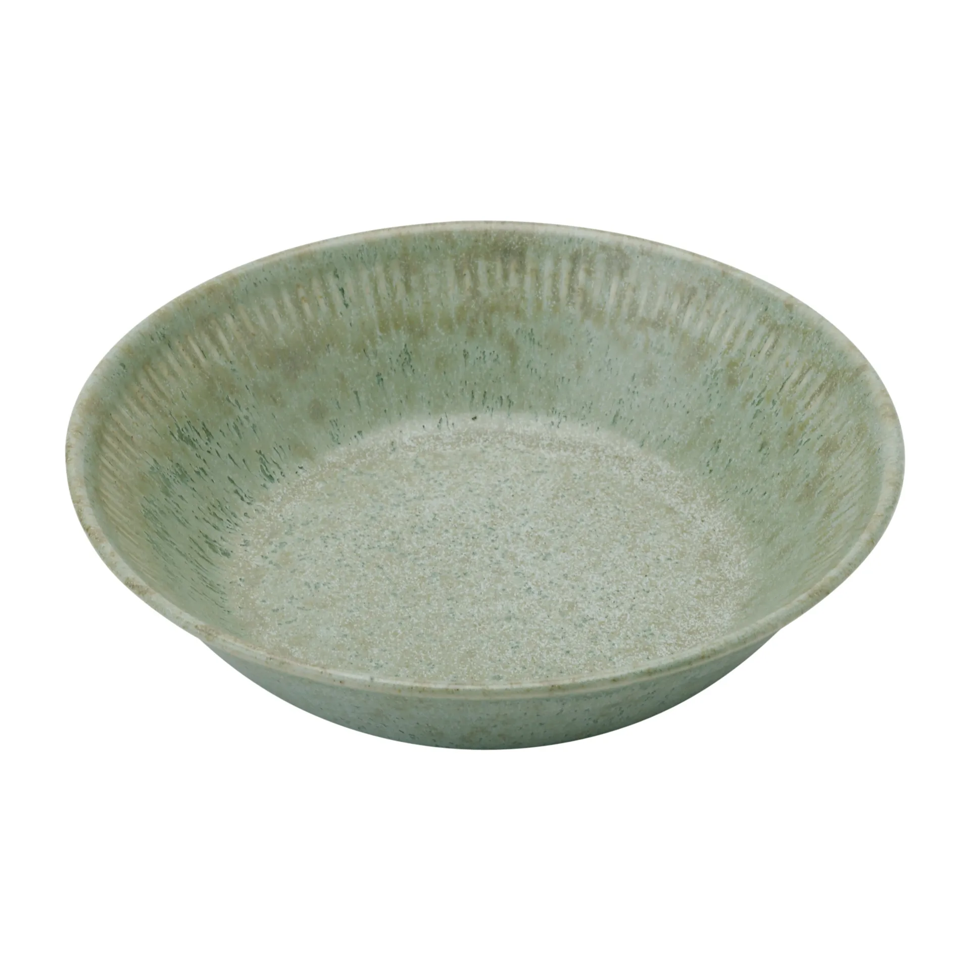 Piatto fondo Knabstrup olive green, 14,5 cm Knabstrup Keramik