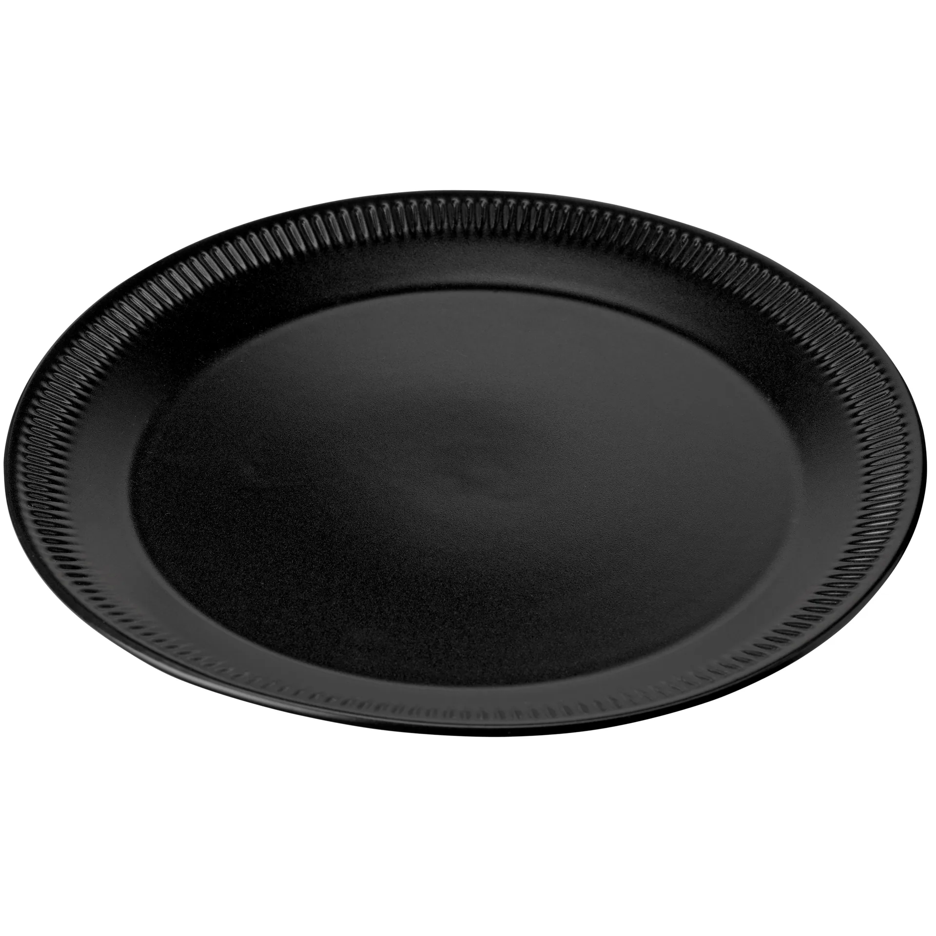 Piatto piano Knabstrup nero, 27 cm
​ Knabstrup Keramik