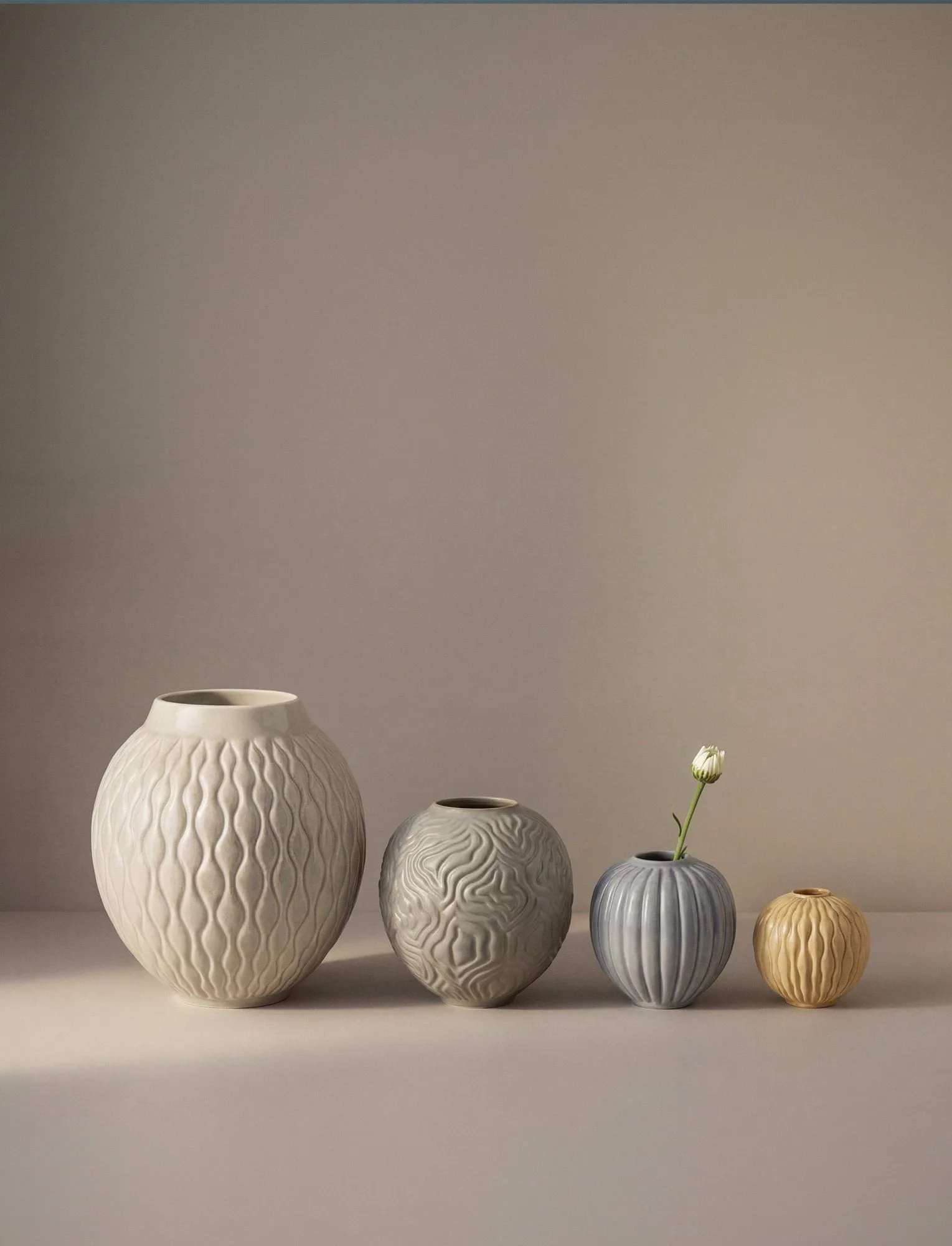 Solum vaso, Mist, 11 cm Knabstrup Keramik