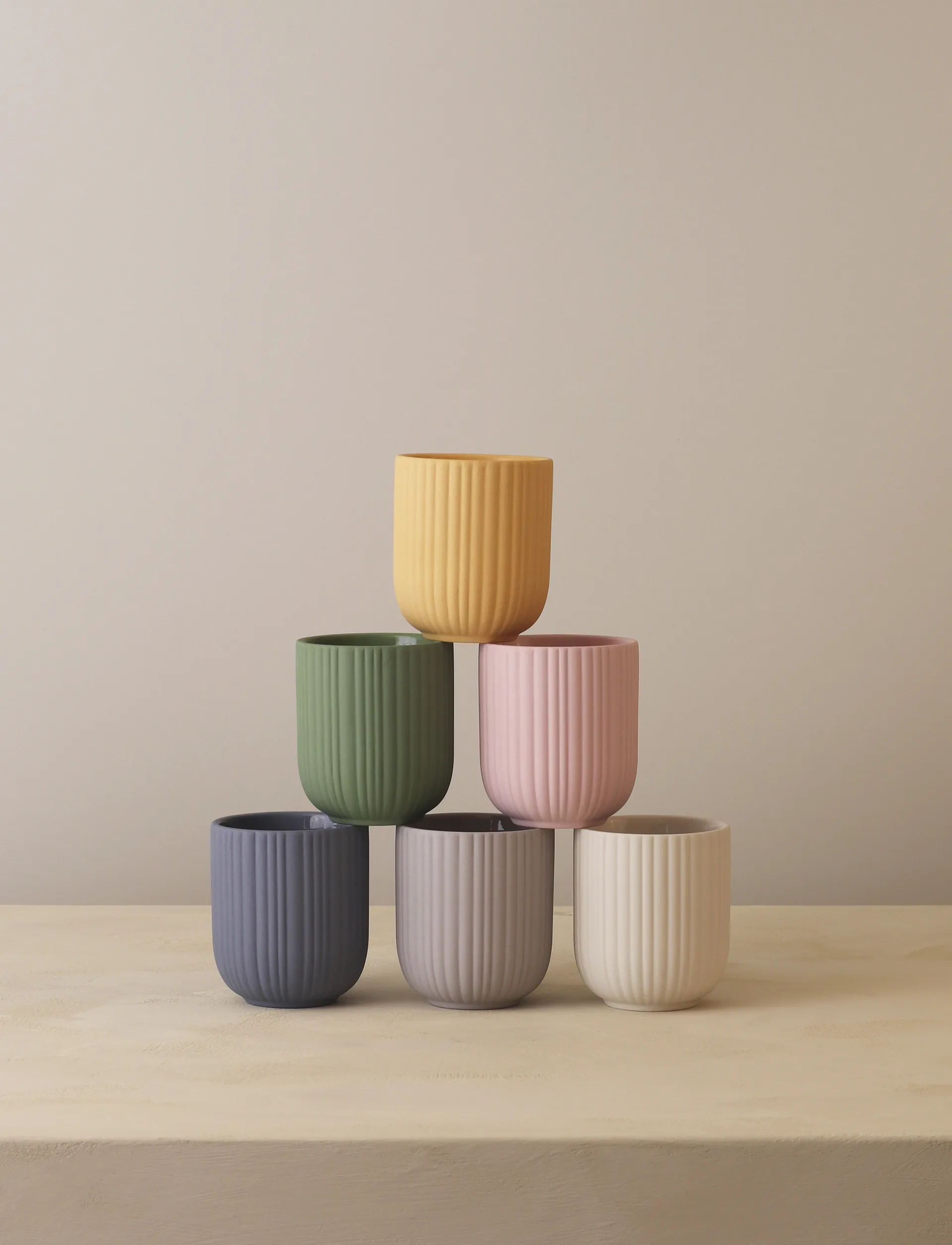 Tazza Verda 25 cl, Dusty blue Knabstrup Keramik