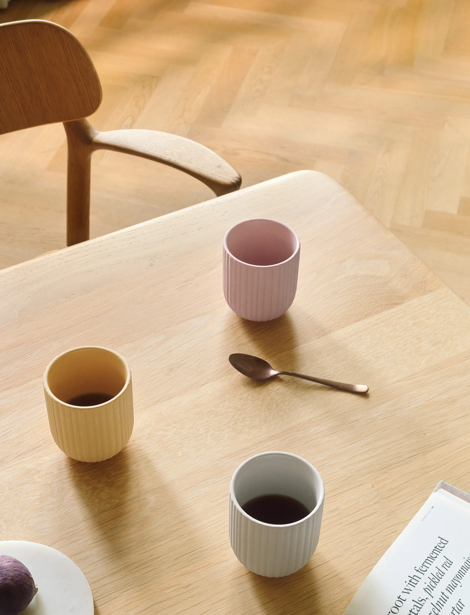 Tazza Verda 25 cl, Soft sand Knabstrup Keramik