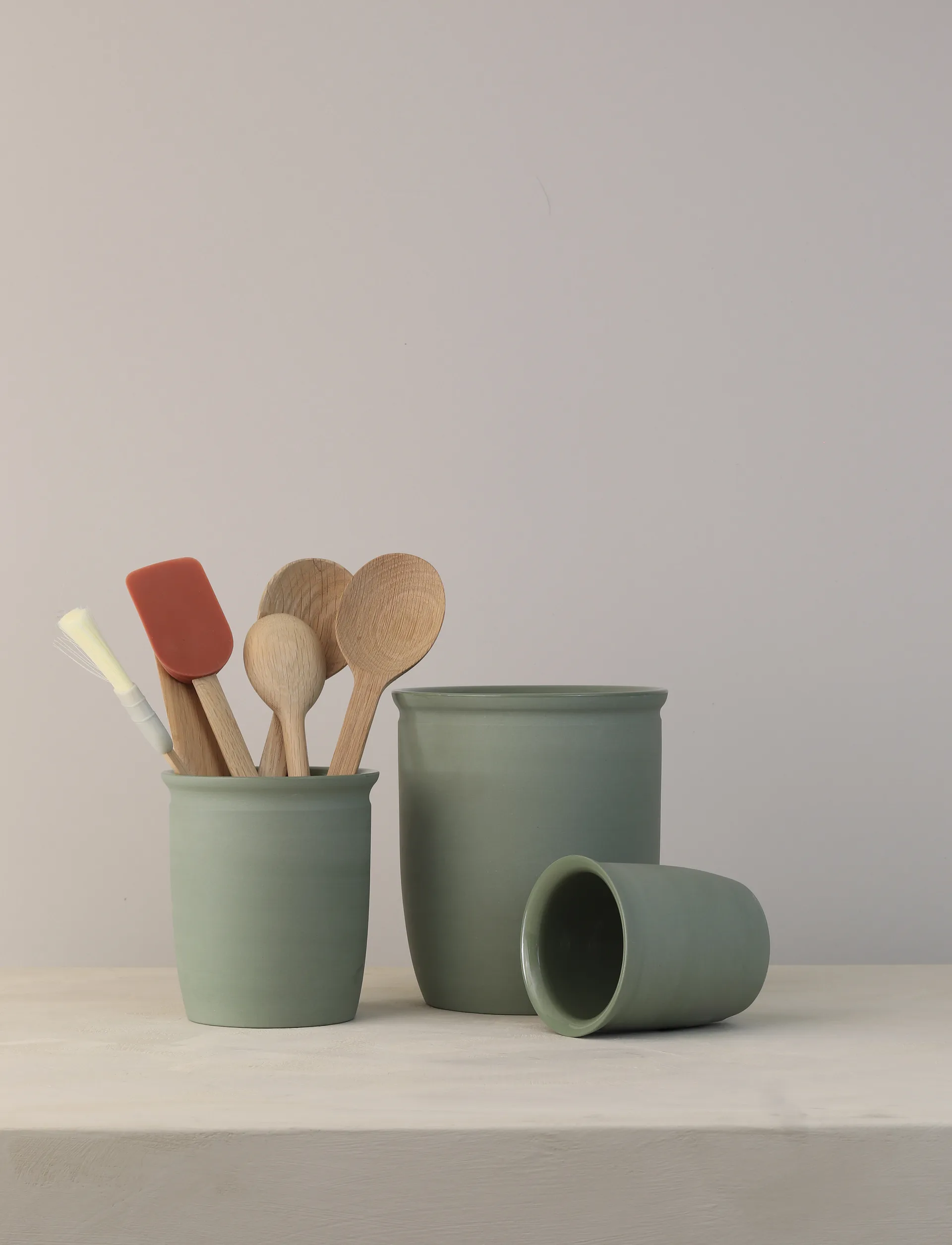 Vasetto per conserve Knabstrup, Olive, 2 L Knabstrup Keramik