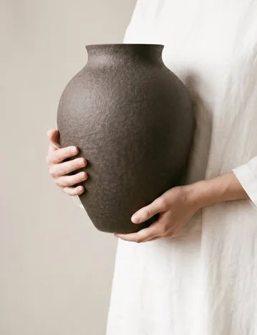 Vaso Knabstrup 20 cm - Corteccia - Knabstrup Keramik