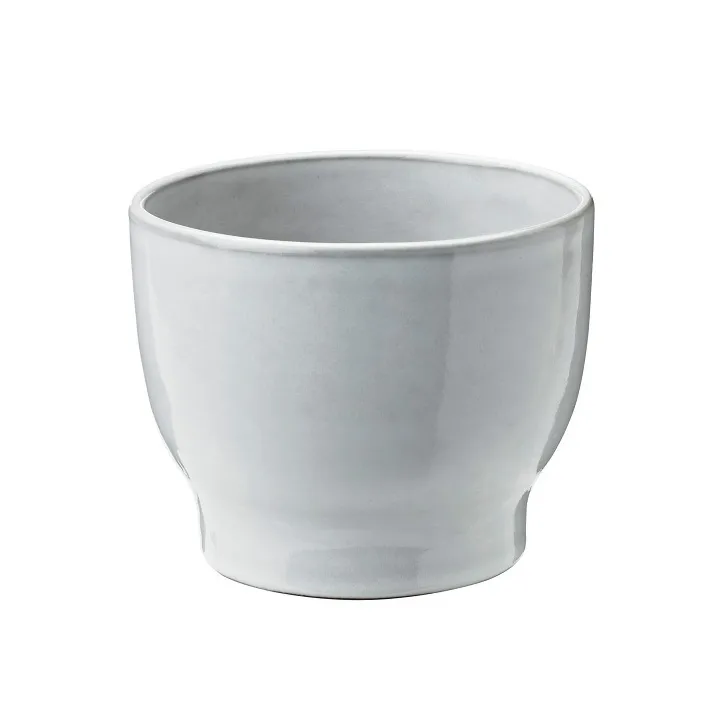 Vaso per fiori da esterno Knabstrup Ø 12,5 cm, bianco Knabstrup Keramik