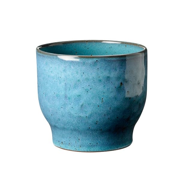 Vaso per fiori da esterno Knabstrup Ø 12,5 cm - dusty blue (blu) - Knabstrup Keramik