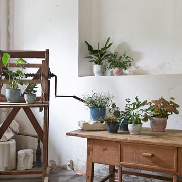 Vaso per fiori da esterno Knabstrup Ø 14,5 cm - bianco - Knabstrup Keramik