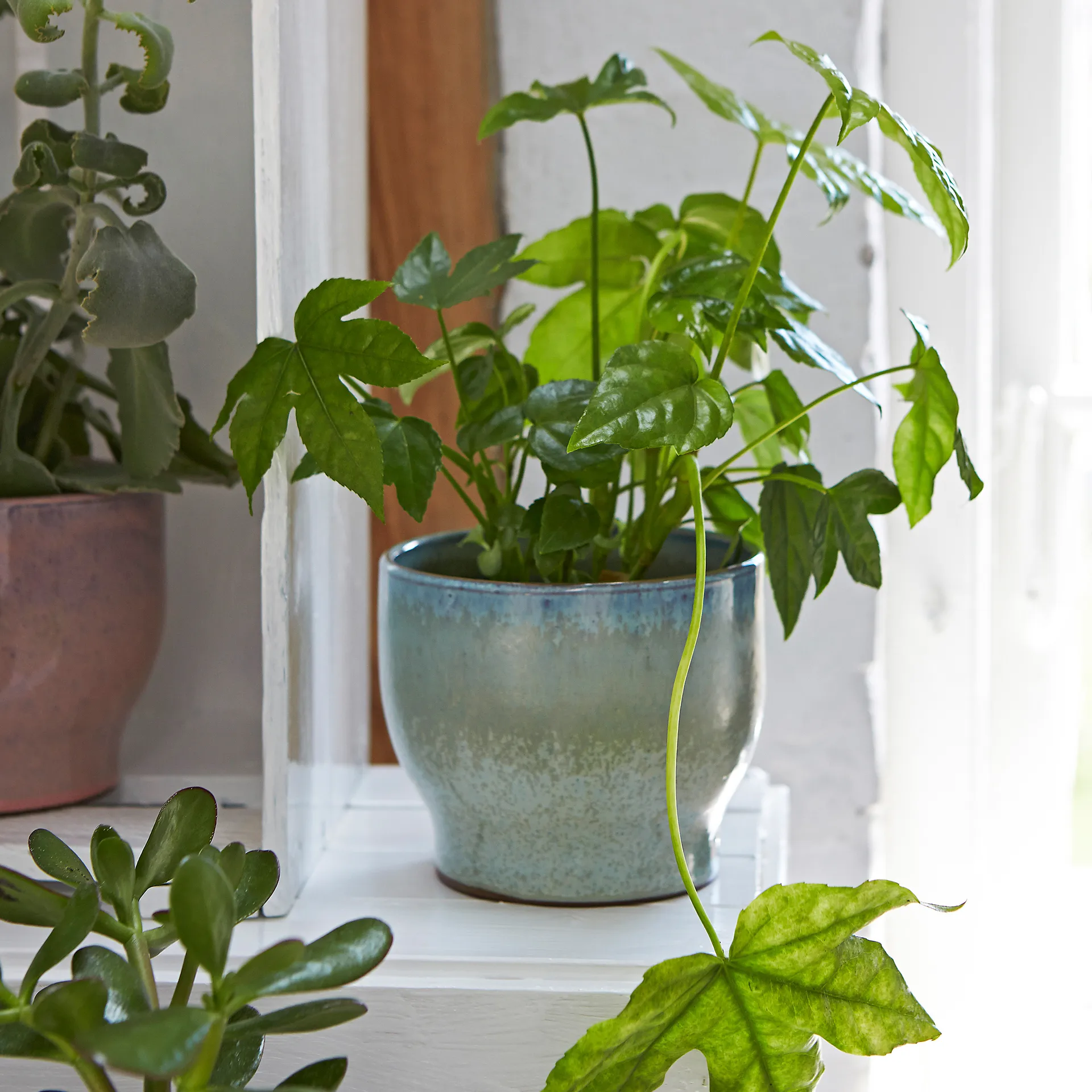 Vaso per fiori da esterno Knabstrup Ø 14,5 cm, soft mint Knabstrup Keramik