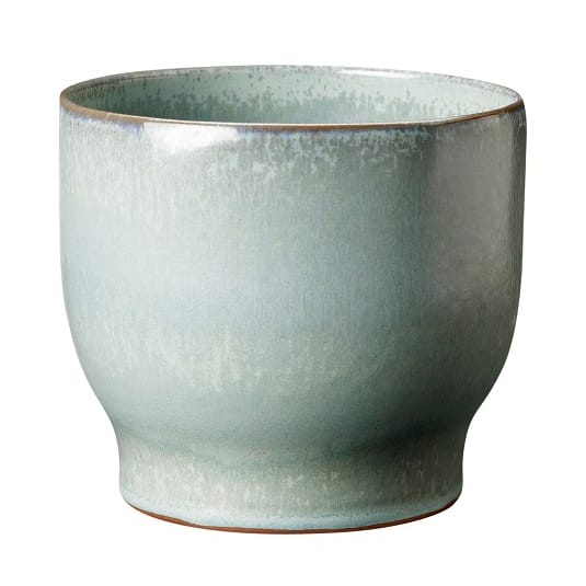 Vaso per fiori da esterno Knabstrup Ø 16,5 cm - soft mint - Knabstrup Keramik