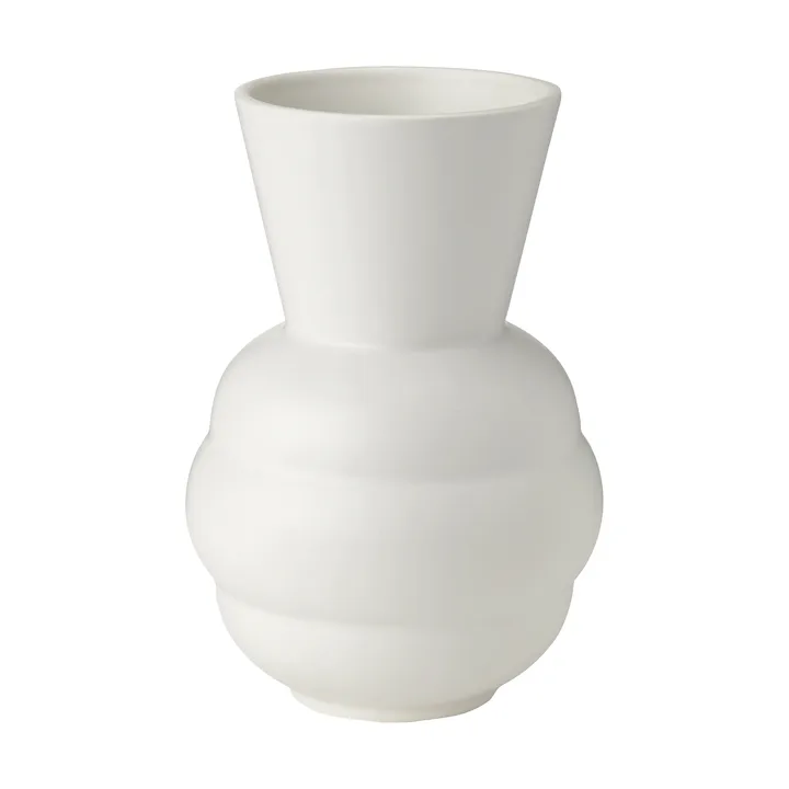 Vaso Tortus Archie No1 21 cm - Bianco - Knabstrup Keramik