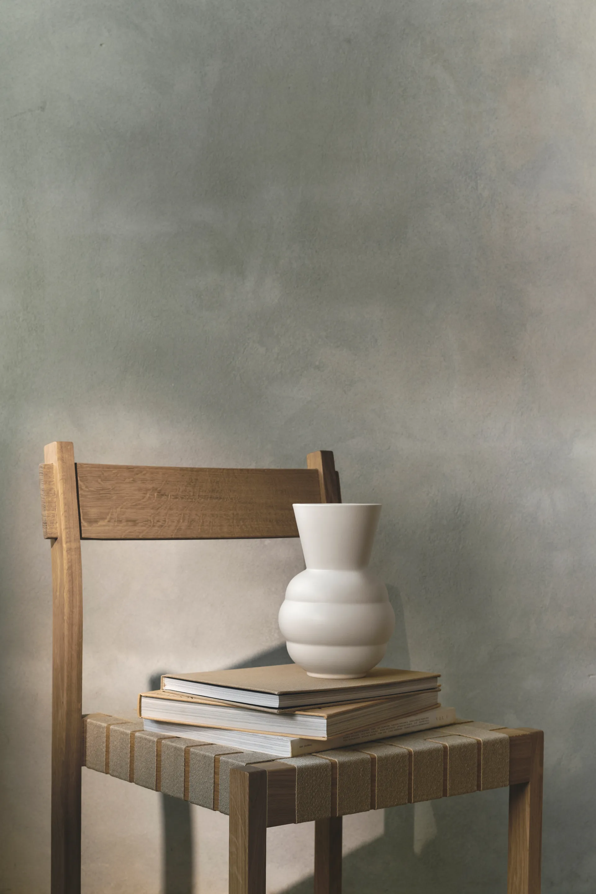 Vaso Tortus Archie No1 21 cm, Bianco Knabstrup Keramik