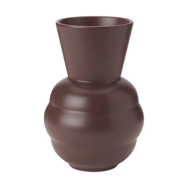 Vaso Tortus Archie No1 21 cm - Bordeaux - Knabstrup Keramik