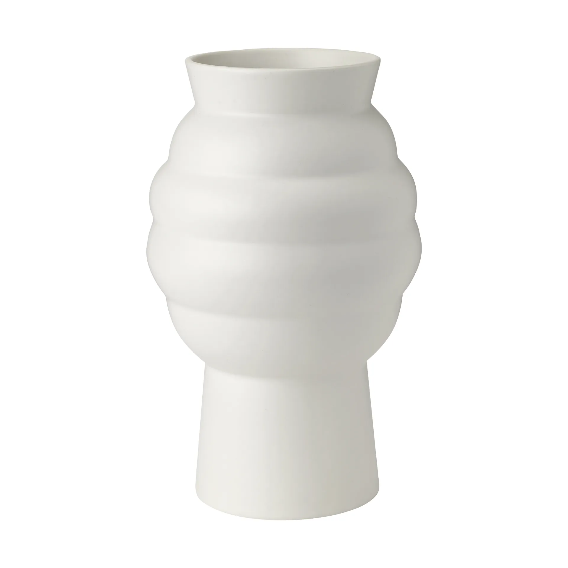 Vaso Tortus Archie No2 23.5 cm, Bianco Knabstrup Keramik
