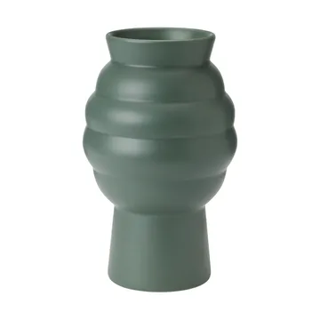 Vaso Tortus Archie No2 23.5 cm - Verde scuro - Knabstrup Keramik