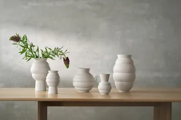 Vaso Tortus Archie No3 26.5 cm - Bianco - Knabstrup Keramik