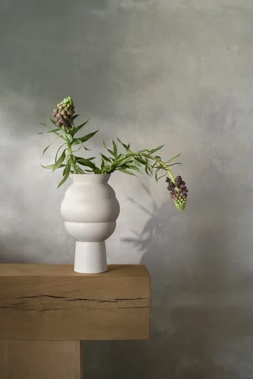 Vaso Tortus Archie No4 37 cm - Bianco - Knabstrup Keramik