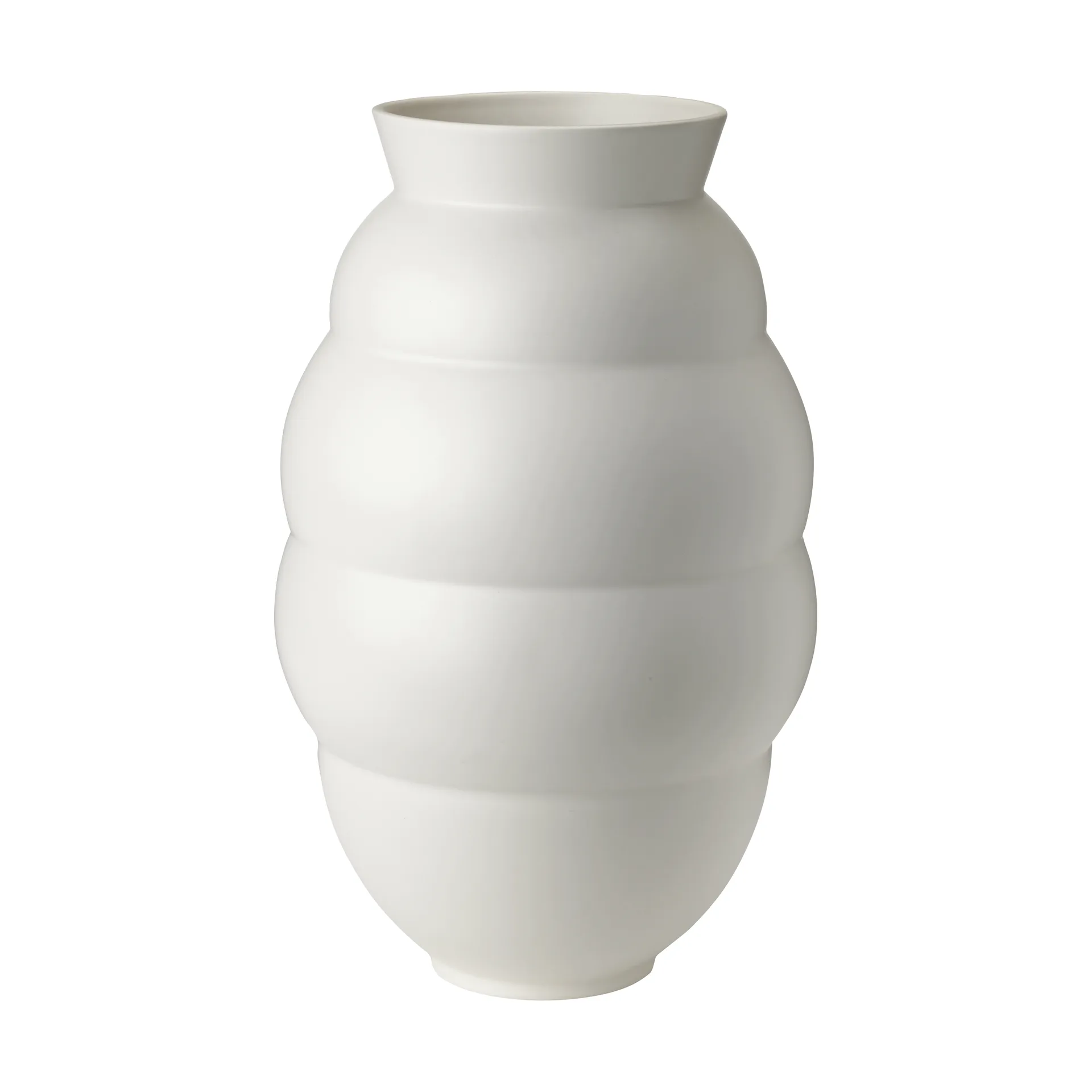 Vaso Tortus Archie No5 41.5 cm, Bianco Knabstrup Keramik