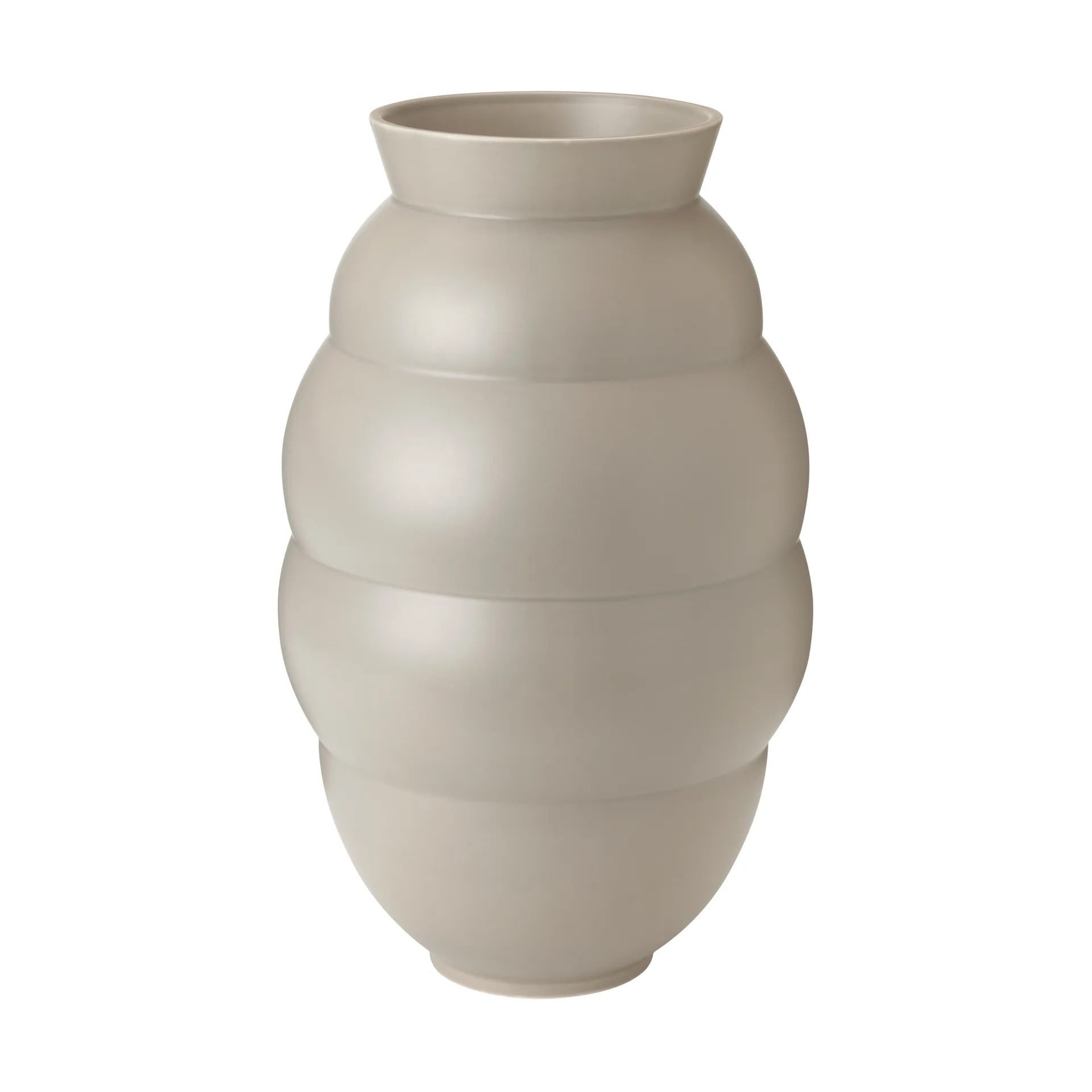 Vaso Tortus Archie No5 41.5 cm, Grigio chiaro Knabstrup Keramik