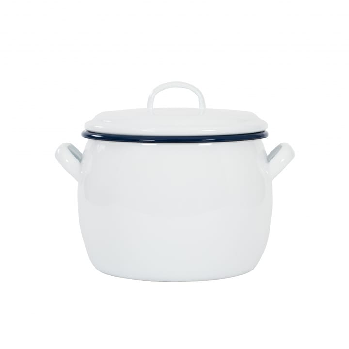 Casseruola con coperchio 4 l Kockums - Kockums white (bianco) - Kockums Jernverk