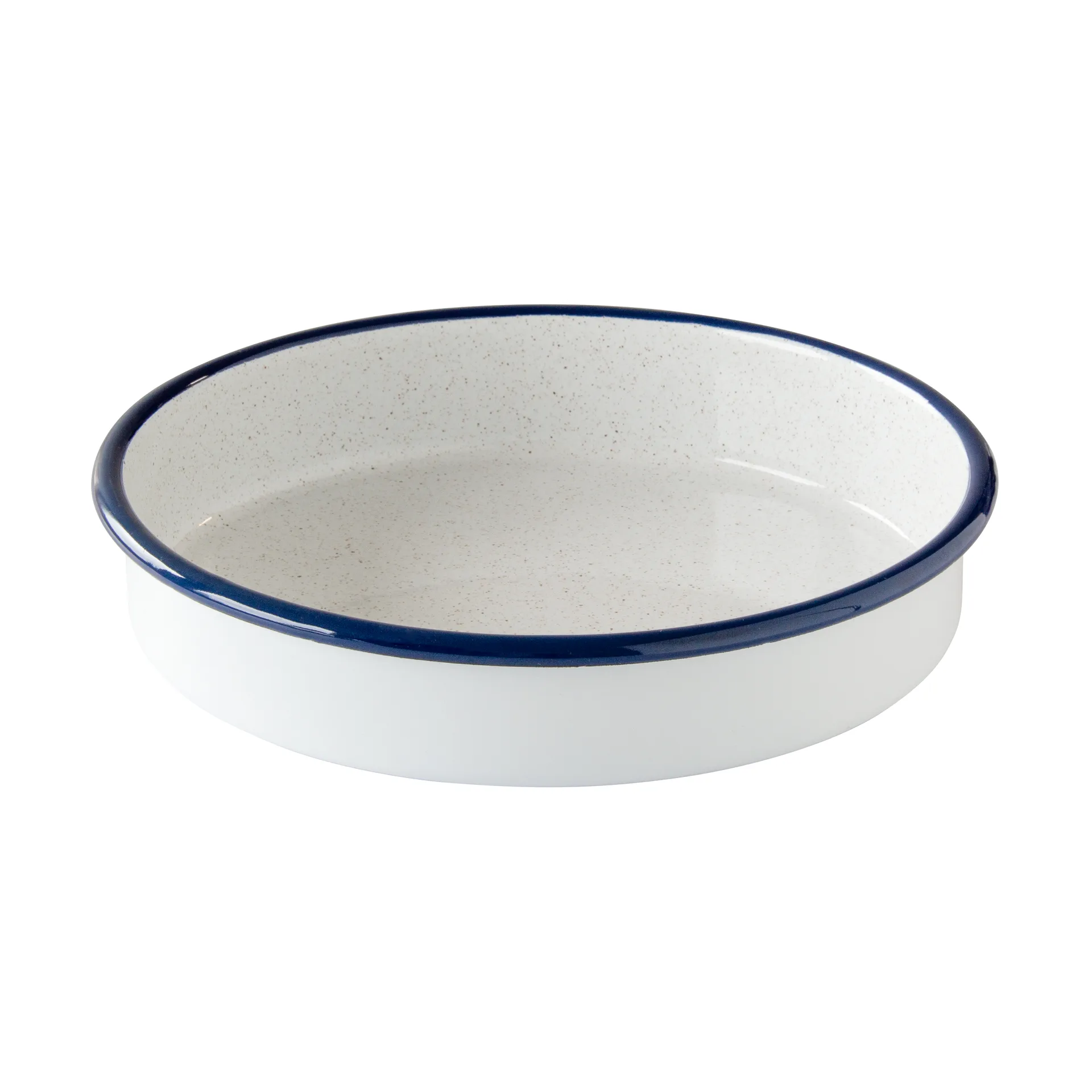 Kockums teglia da forno, Kockums white-blå, rotonda, Ø24 cm Kockums Jernverk