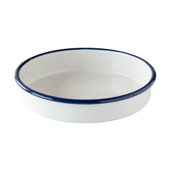 Kockums teglia da forno - Kockums white-blå, rotonda, Ø24 cm - Kockums Jernverk