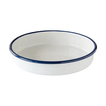 Kockums teglia da forno - Kockums white-blå, rotonda, Ø28 cm - Kockums Jernverk