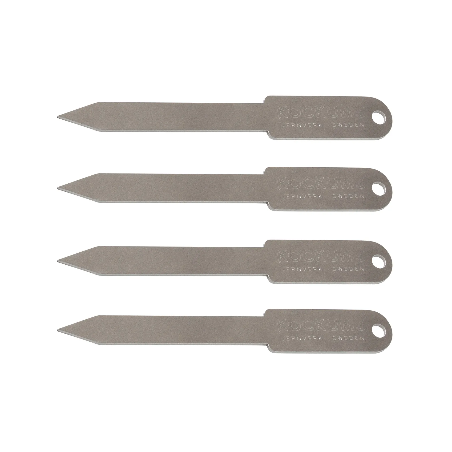 Spiedi per hamburger Kockums, confezione da 4, Acciaio inox Kockums Jernverk