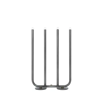 Candelabro December 4 - Antracite ossidata - Konsthantverk