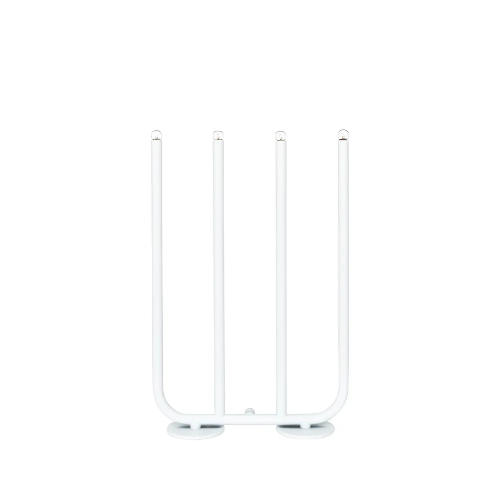 Candelabro December 4, bianco Konsthantverk