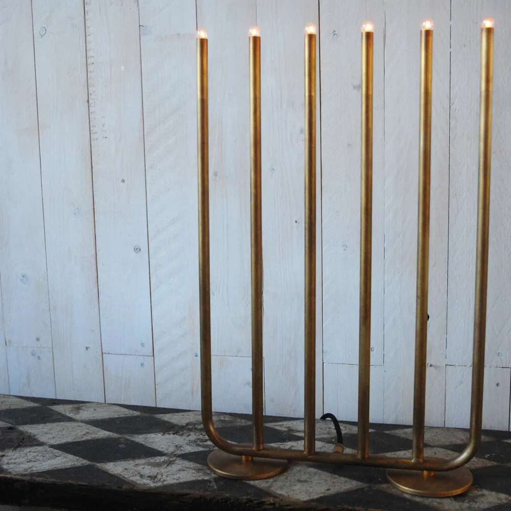 Candeliere dell'Avvento December 6, lucido Konsthantverk