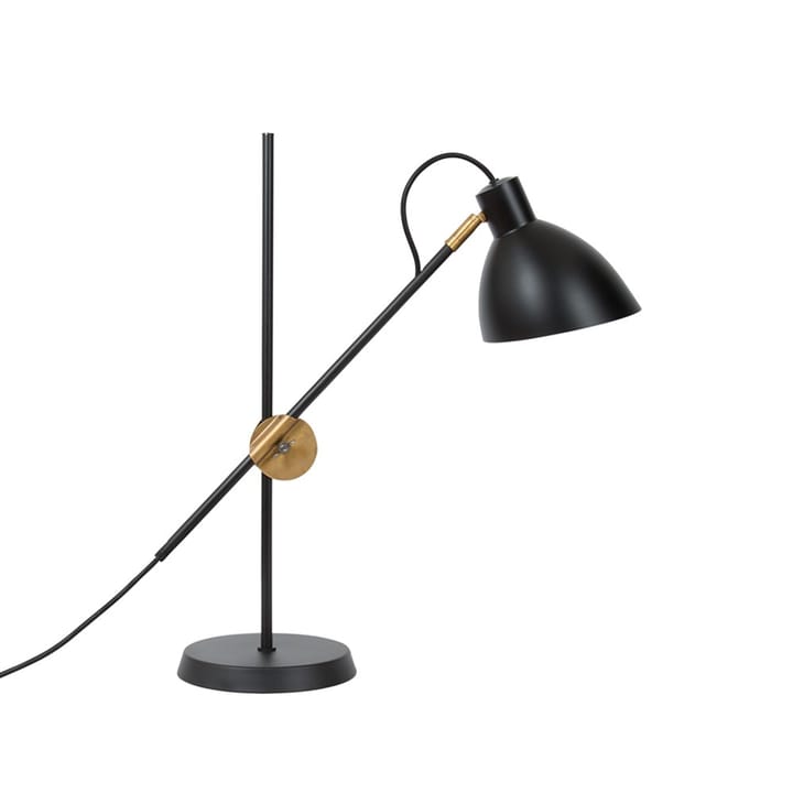 Lampada da tavolo KH1 - nero opaco, ottone grezzo - Konsthantverk