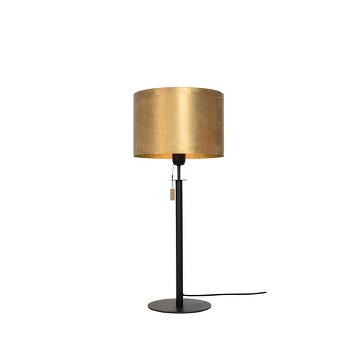 Lampada da tavolo Svep - nero/ottone grezzo - Konsthantverk