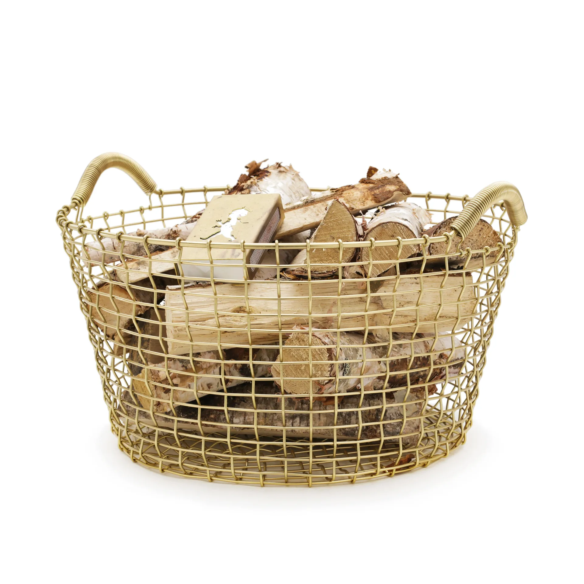 Cestino Korbo classic 35, ottone KORBO