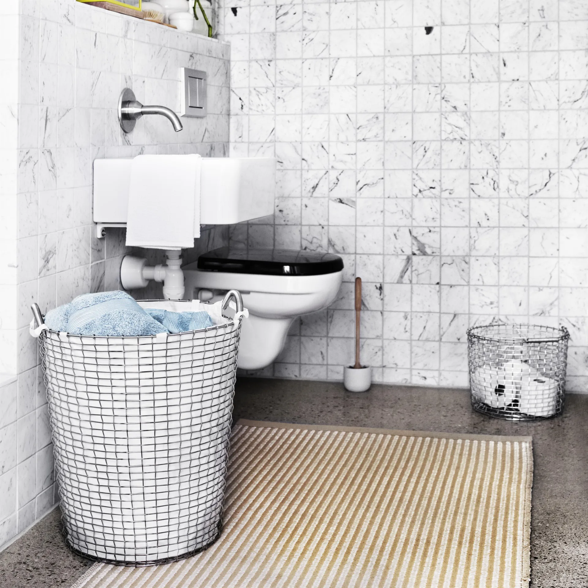 Sacco portabiancheria Korbo, bianco 80 litri KORBO